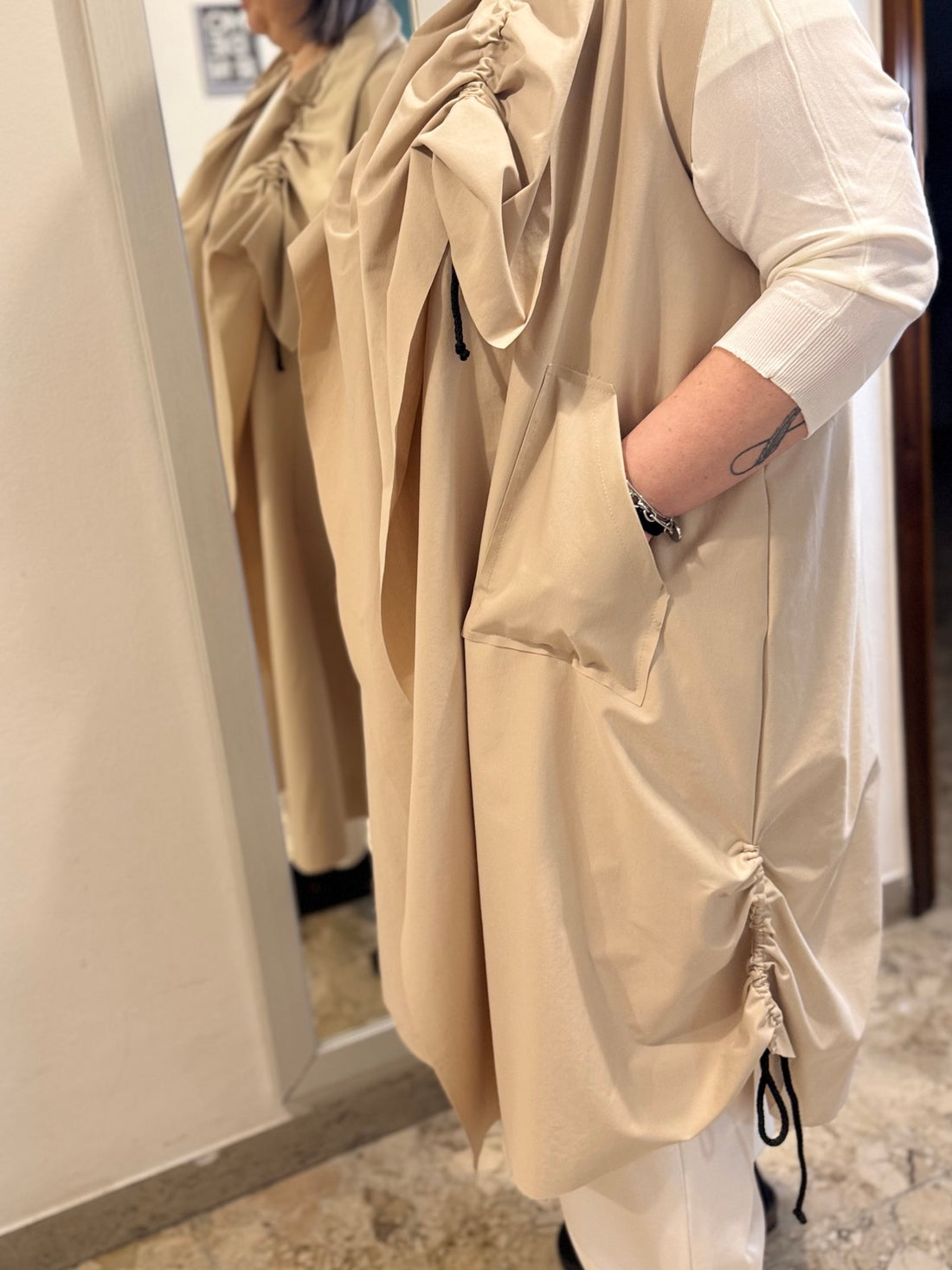 GILET DRAPPY