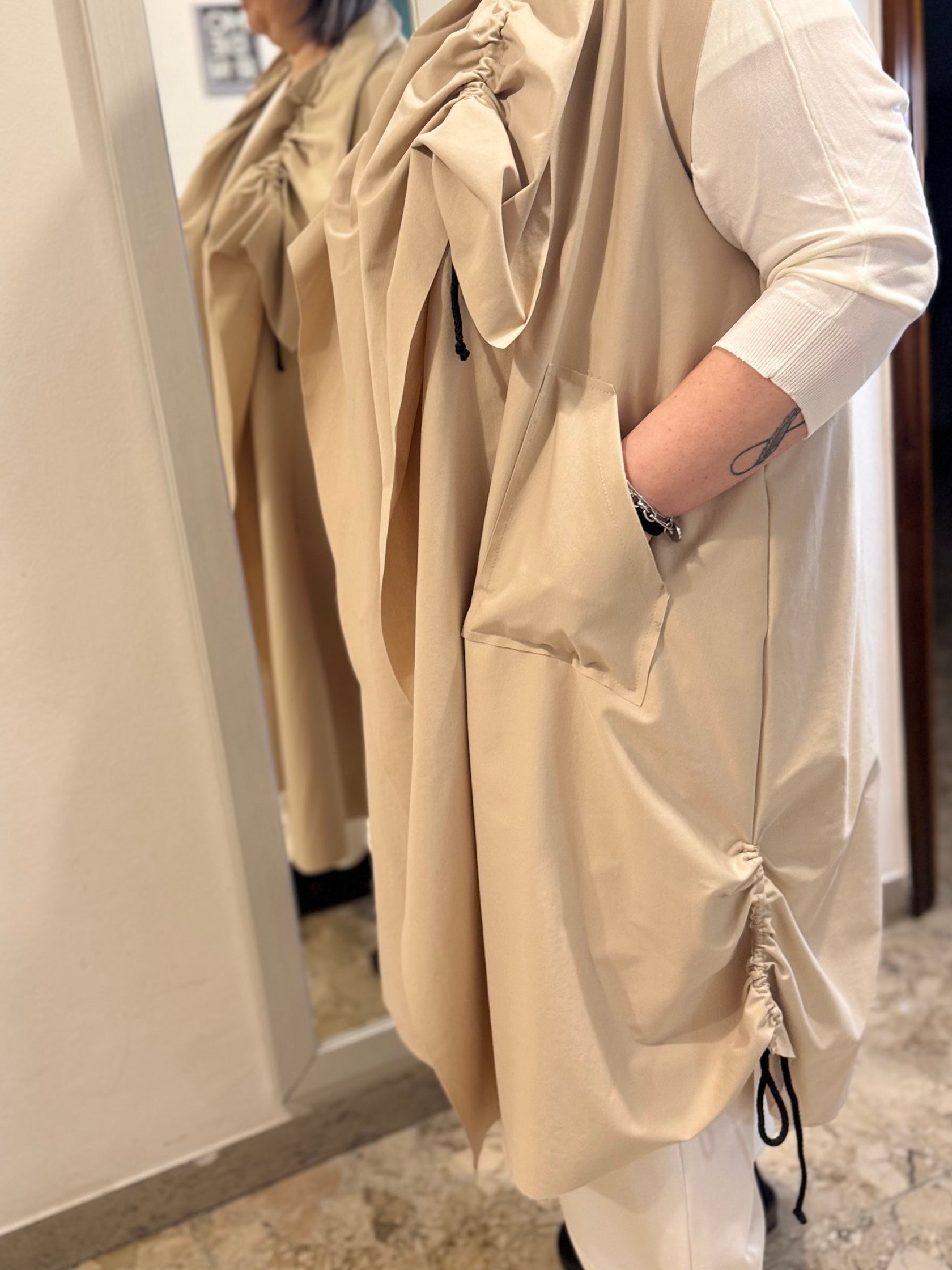 GILET DRAPPY