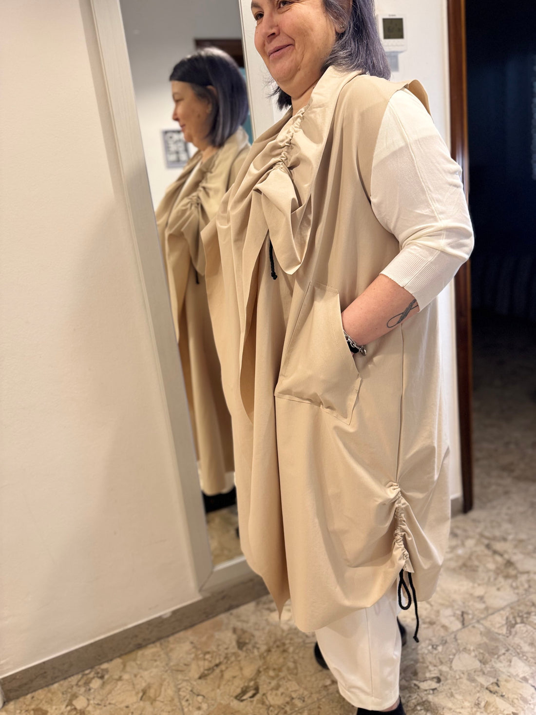 GILET DRAPPY