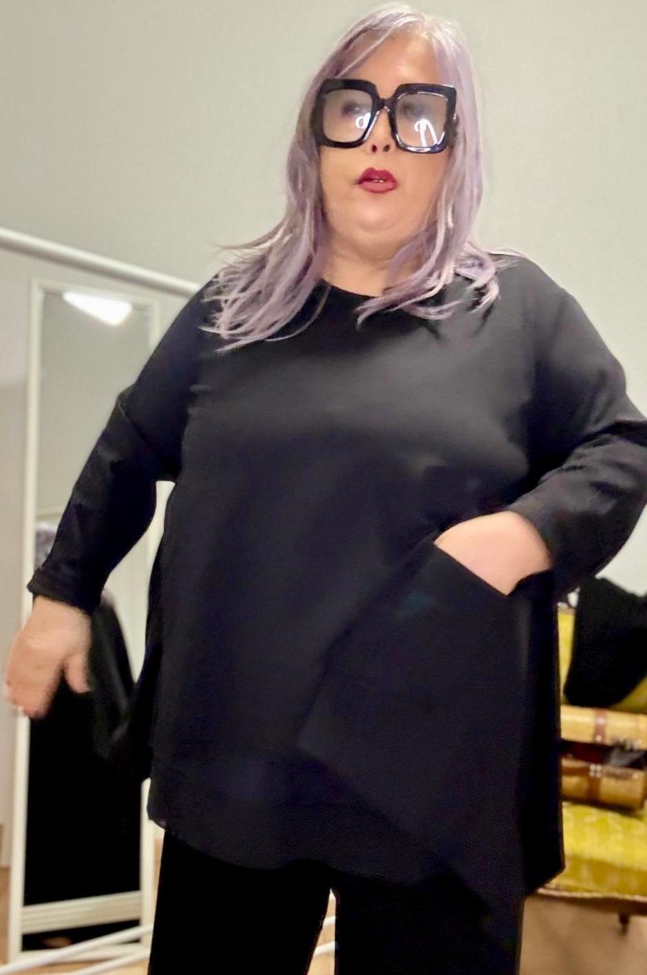 Maglia asimmetrica Rachele