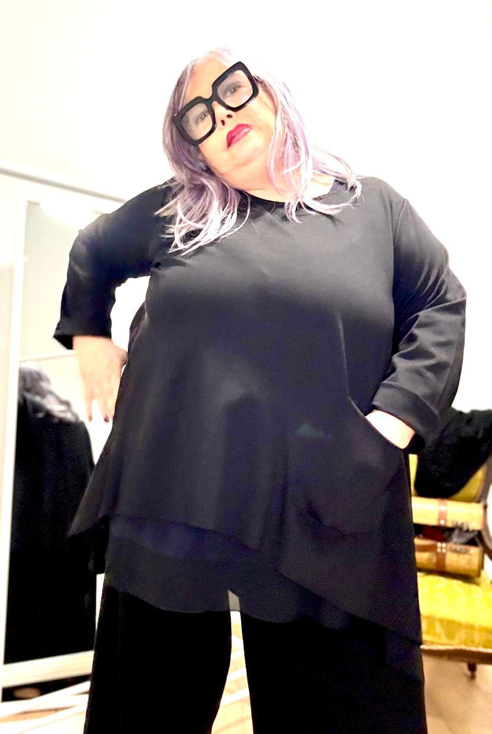 Maglia asimmetrica Rachele