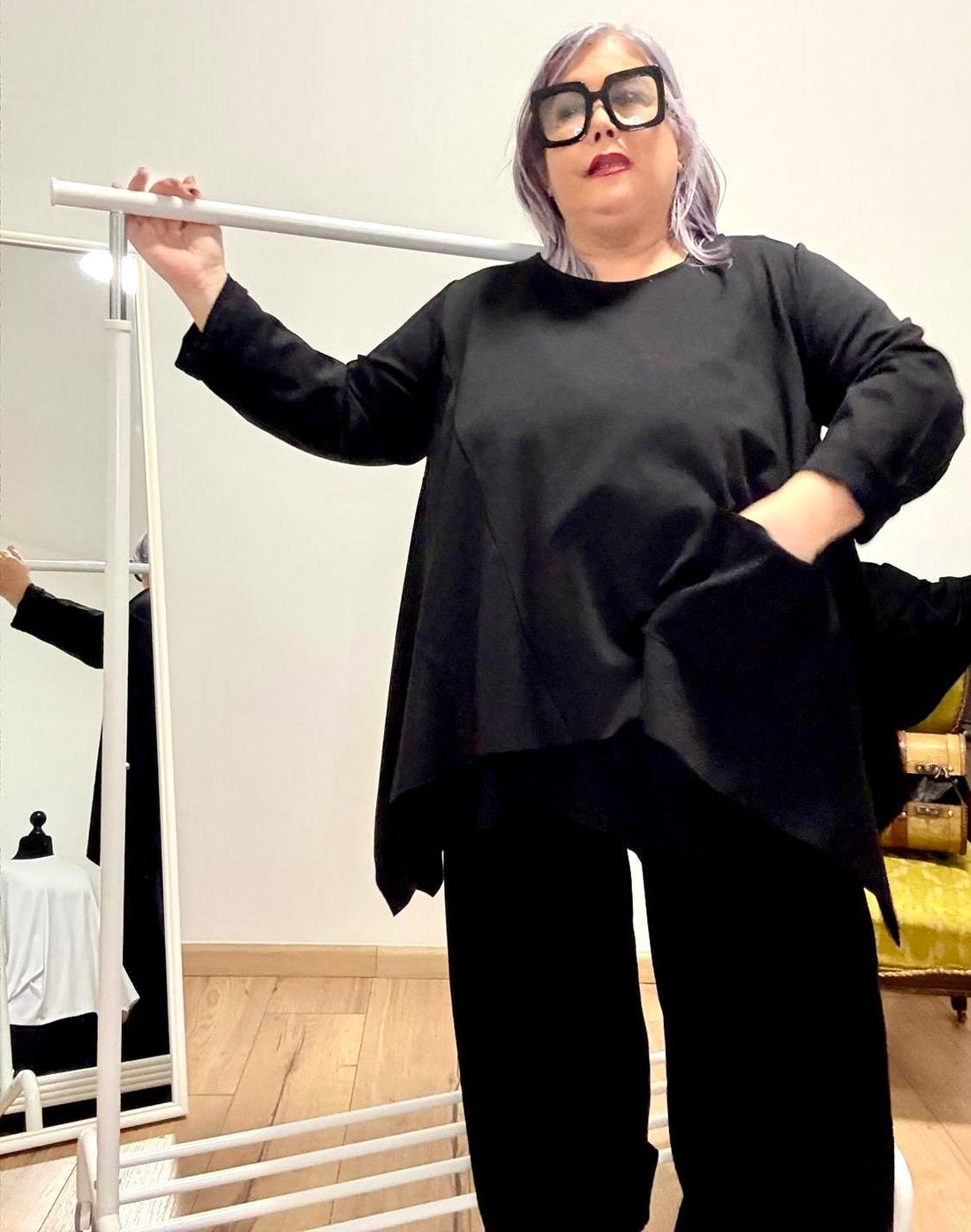 Maglia asimmetrica Rachele